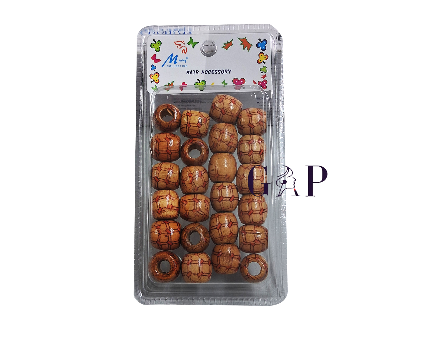 Fancy Wooden Beads B200W7