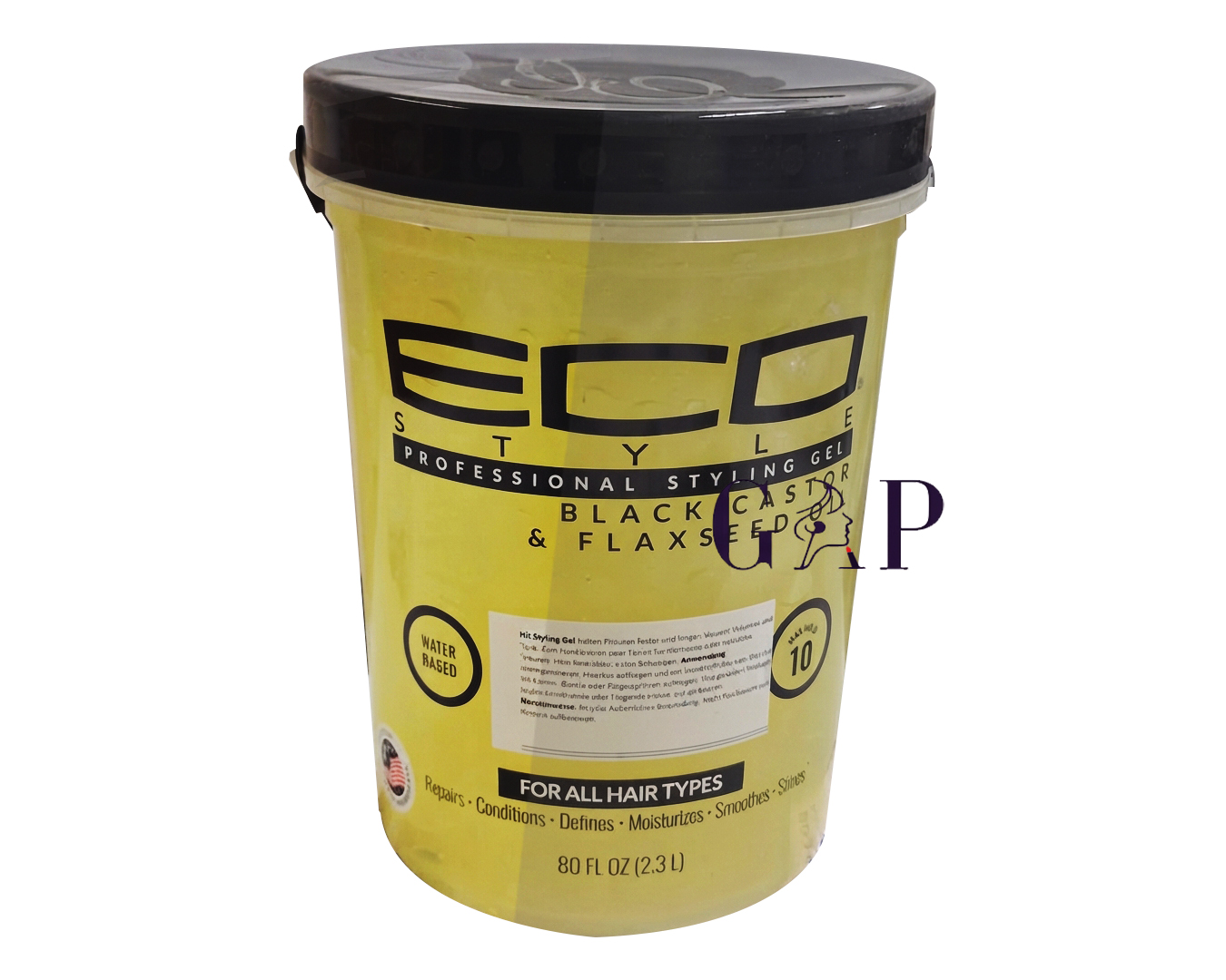 Eco styleBlack castor & flaxseed oil 80fl - Bigeco