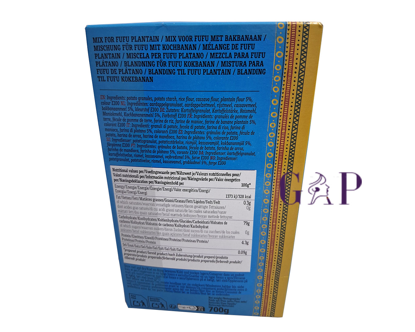 A.F.P Fufu Plantain Instant 700g — 2