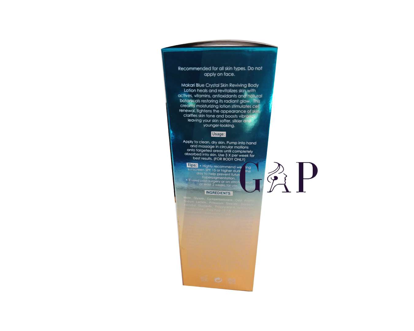 Makari Blue Crystal Body Milk 500ml — 2