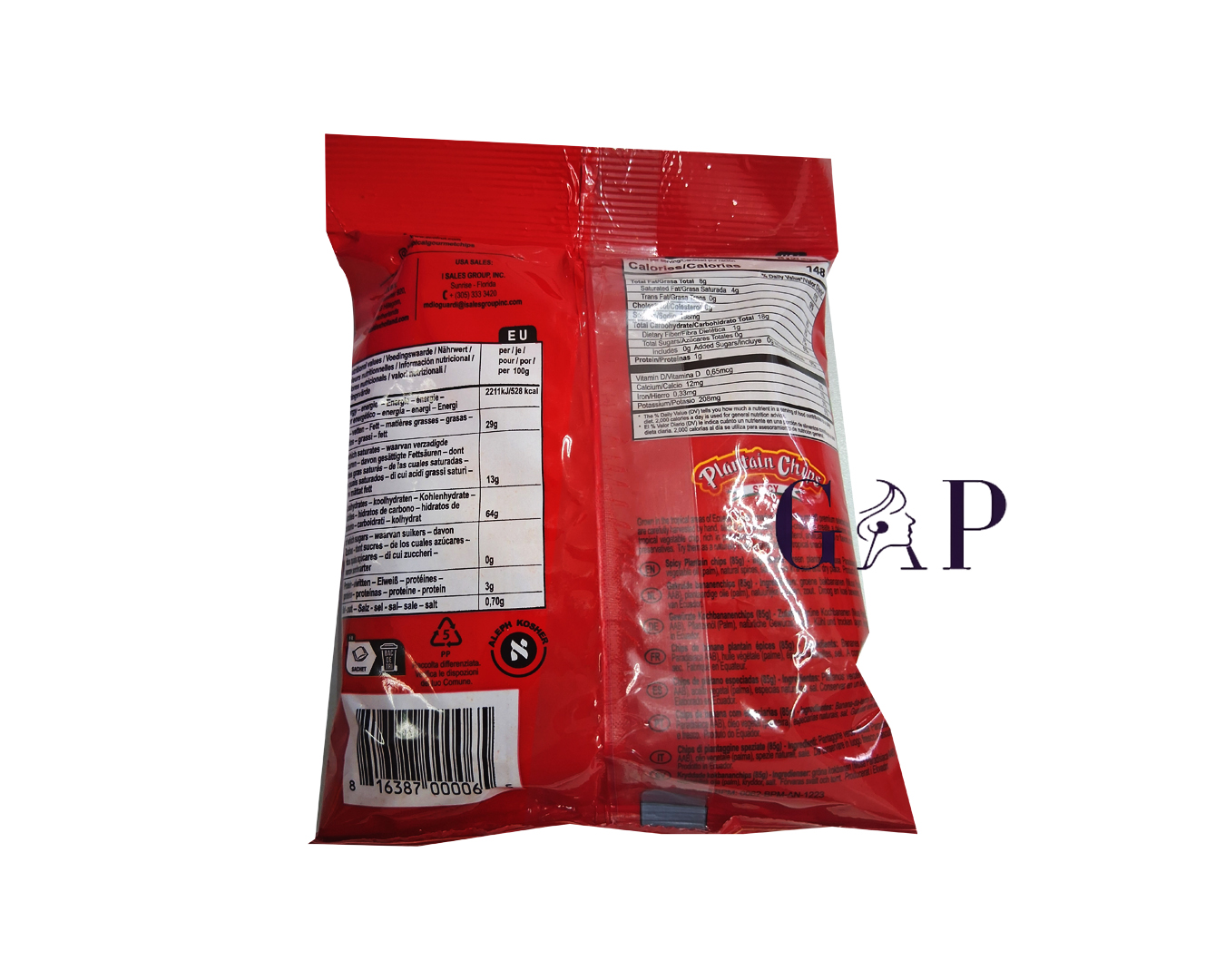 Tropical Plantain Chips Spicy 85g — 2
