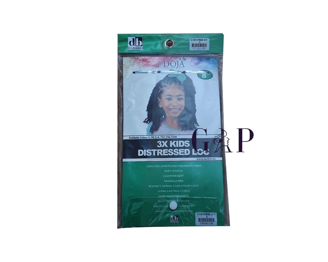 3 x KIDS DISTRESSED LOC 8'' 2 — 2