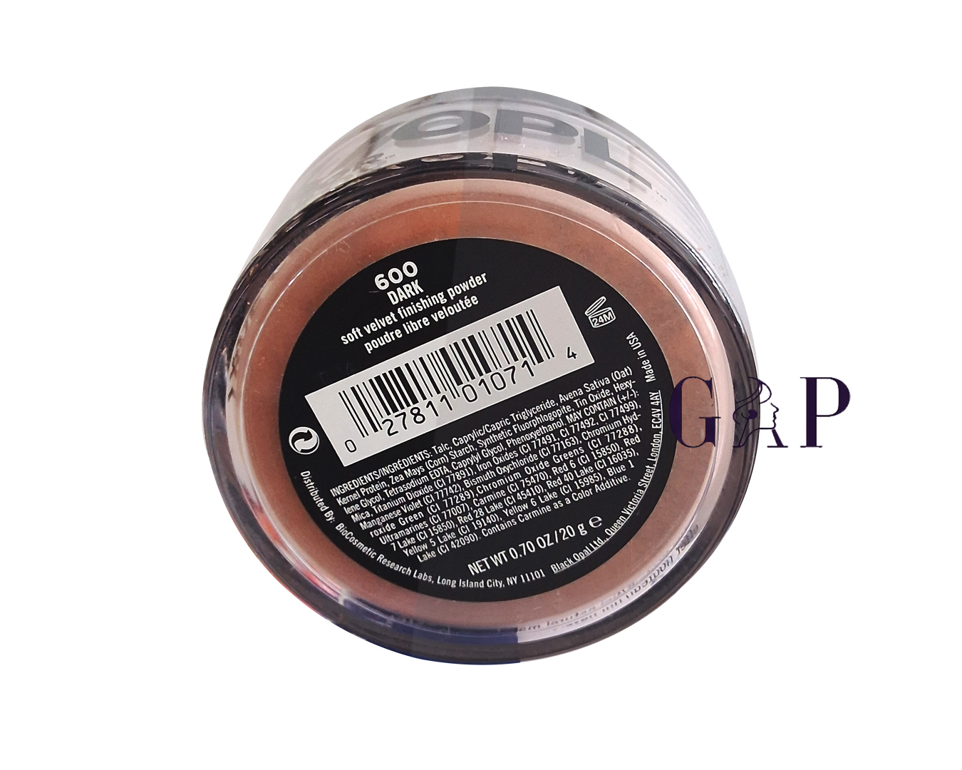 Black Opal Finishing Powder Dark 600 — 2