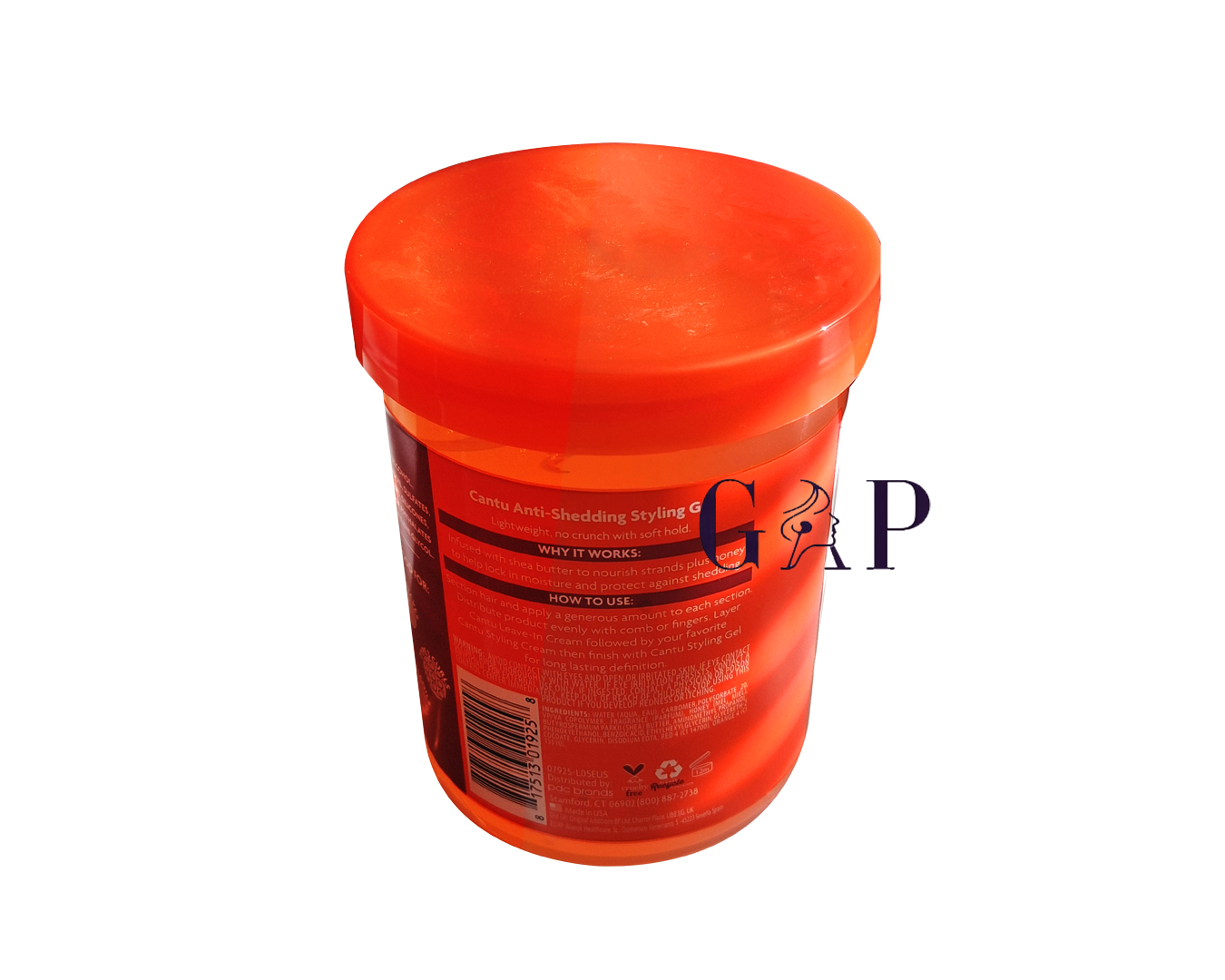 Cantu Natural Honey Braiding Styling Gel 18.5oz — 2
