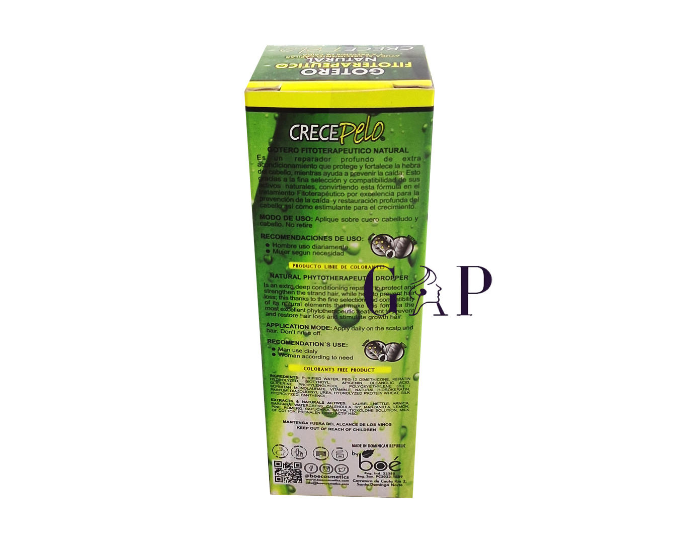 Crece Pelo Gotero Fitoterapueutico 4oz — 2