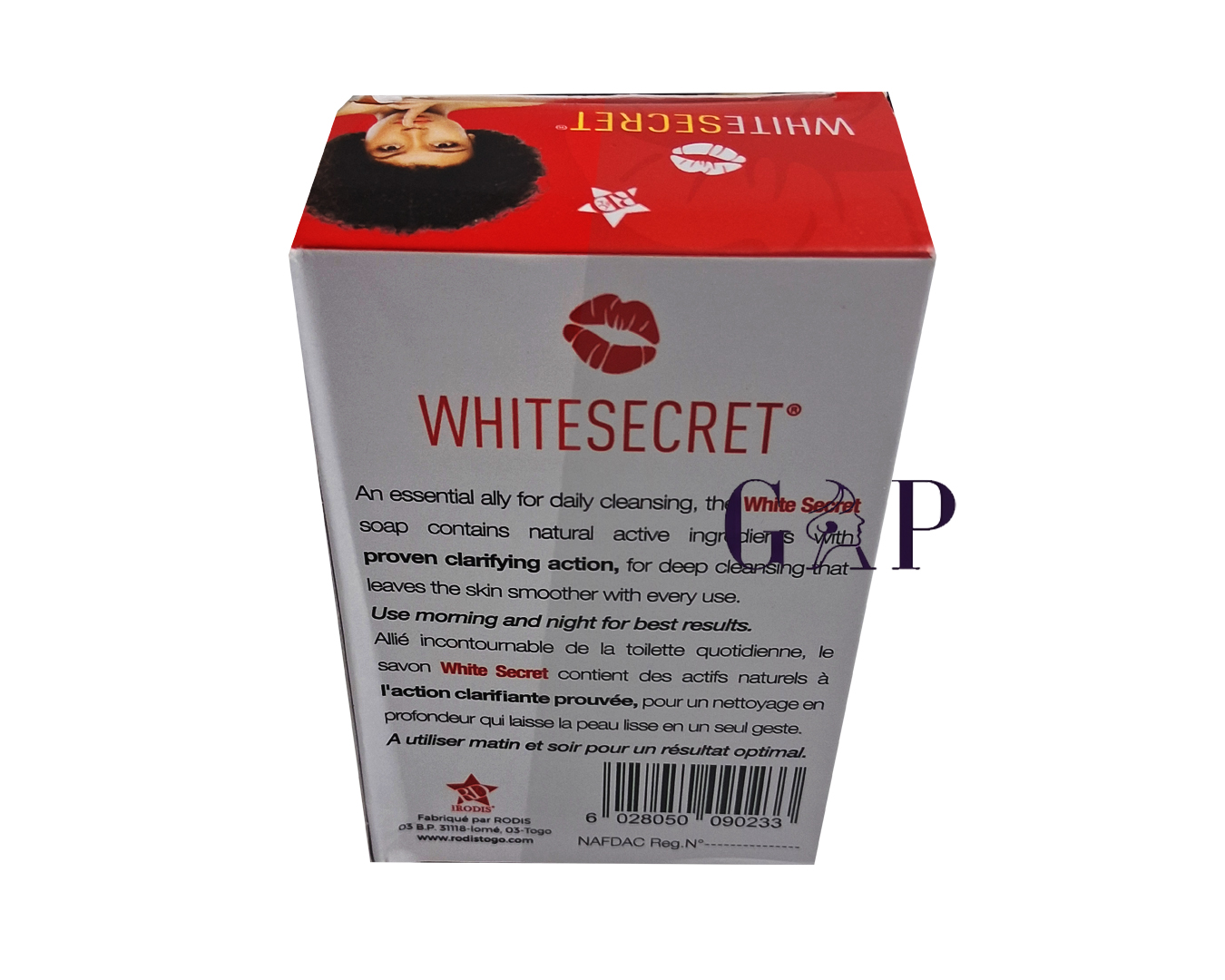 White secret soap — 2