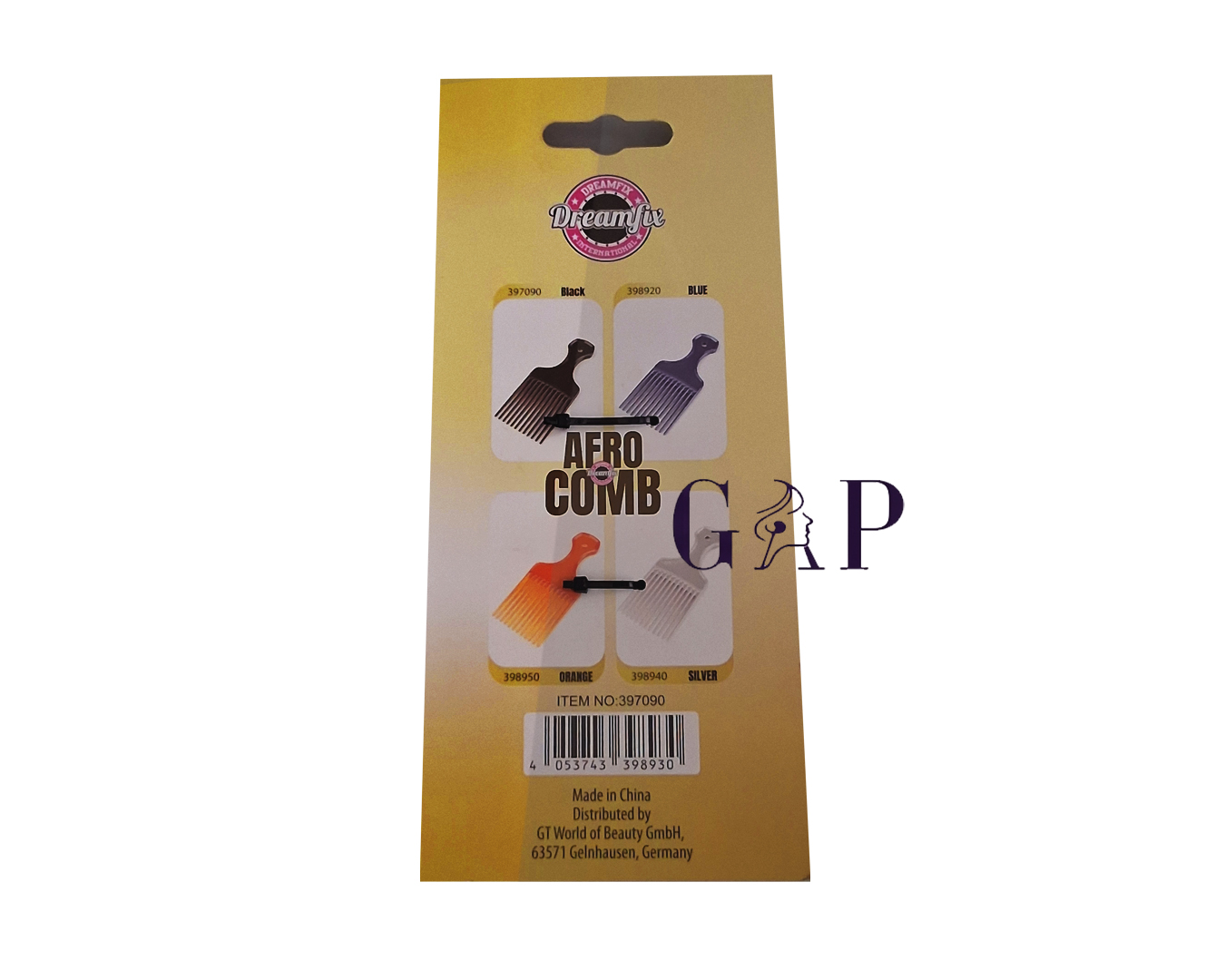 Dreamfix Afro Comb Black — 2