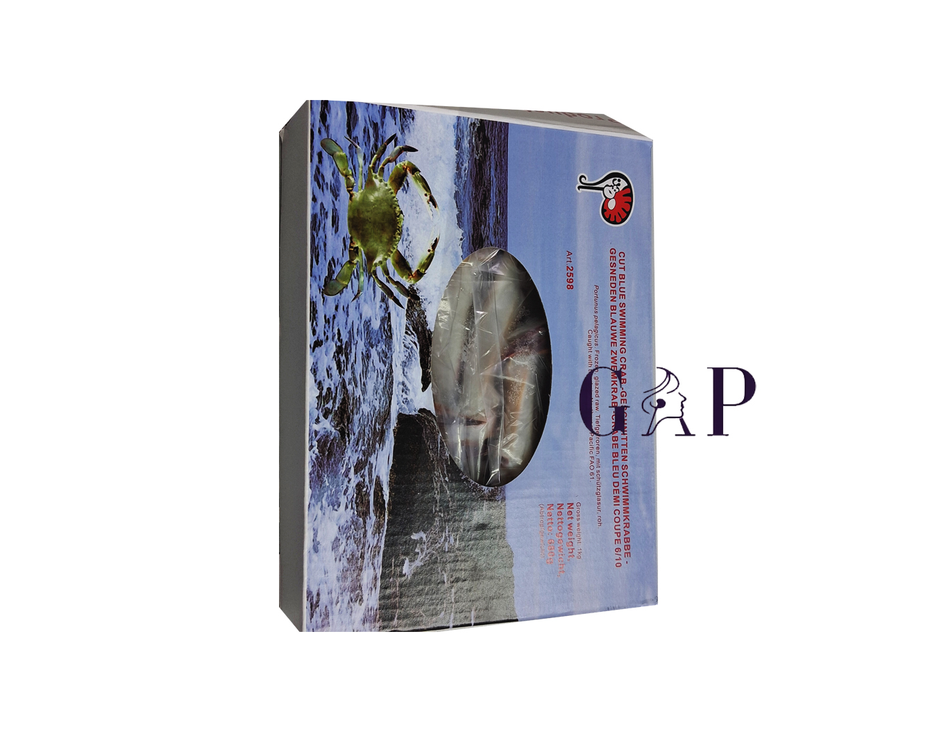 Frozen Swimming Crab 680g (Geschnitten Schwimmkrabbe) — 2