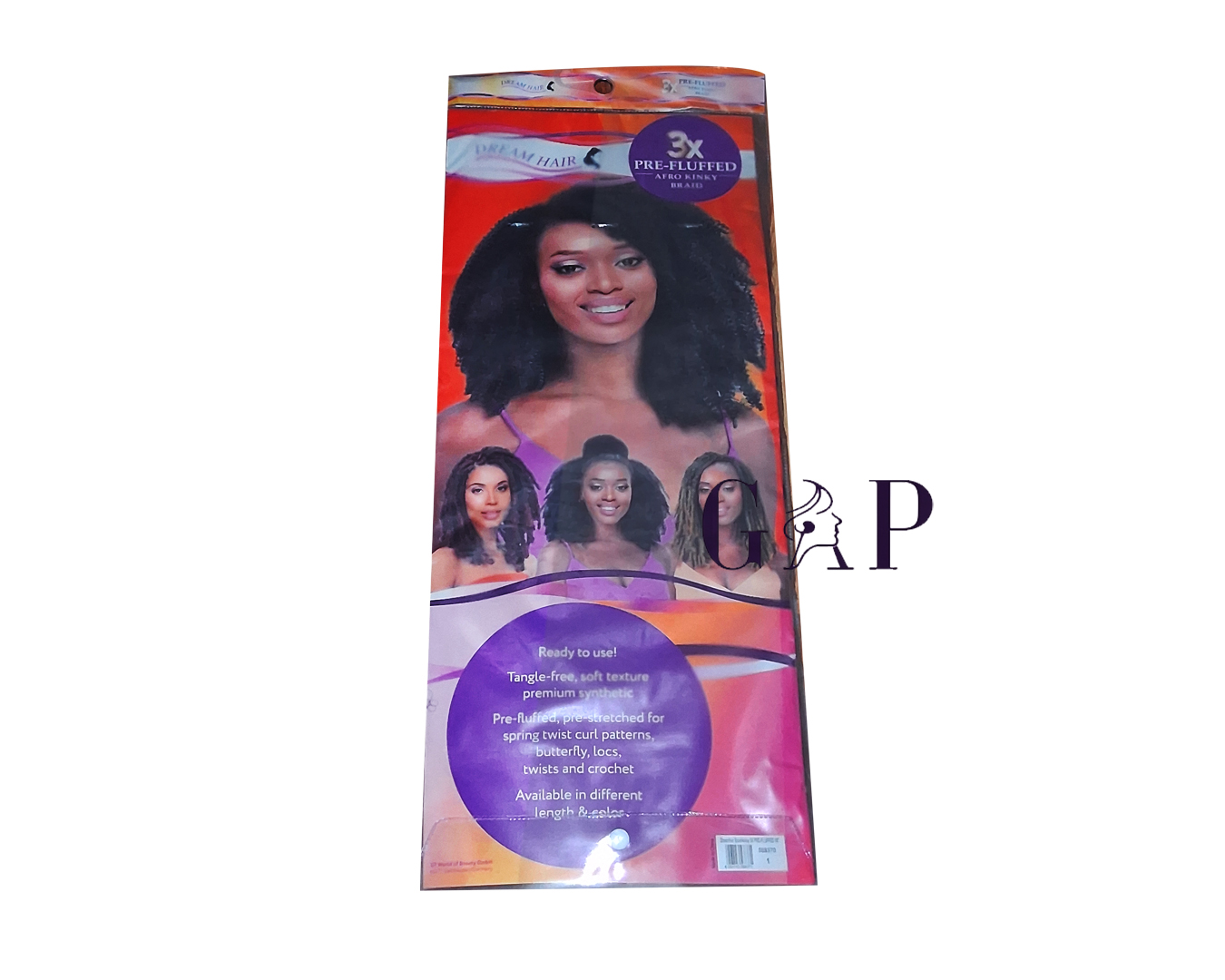 Braid Kinky 3X Pre-Fluffed 16" #1 — 2