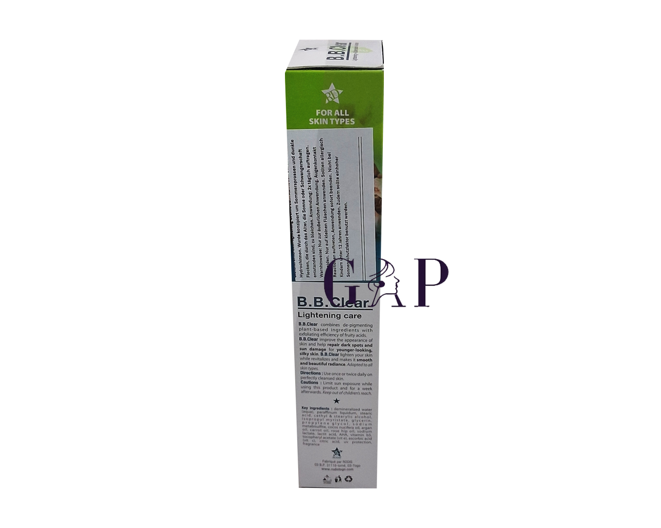 B B Clear Lotion — 2