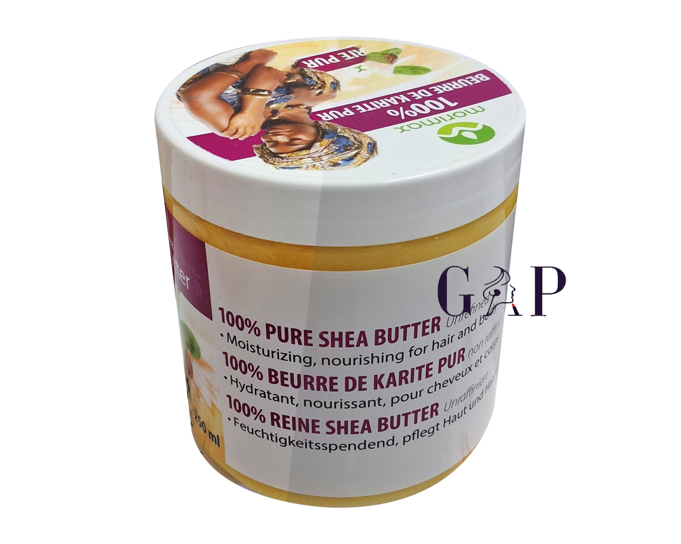 Morimax Virgin 100% Pure Shea Butter CREAM 250ml — 2