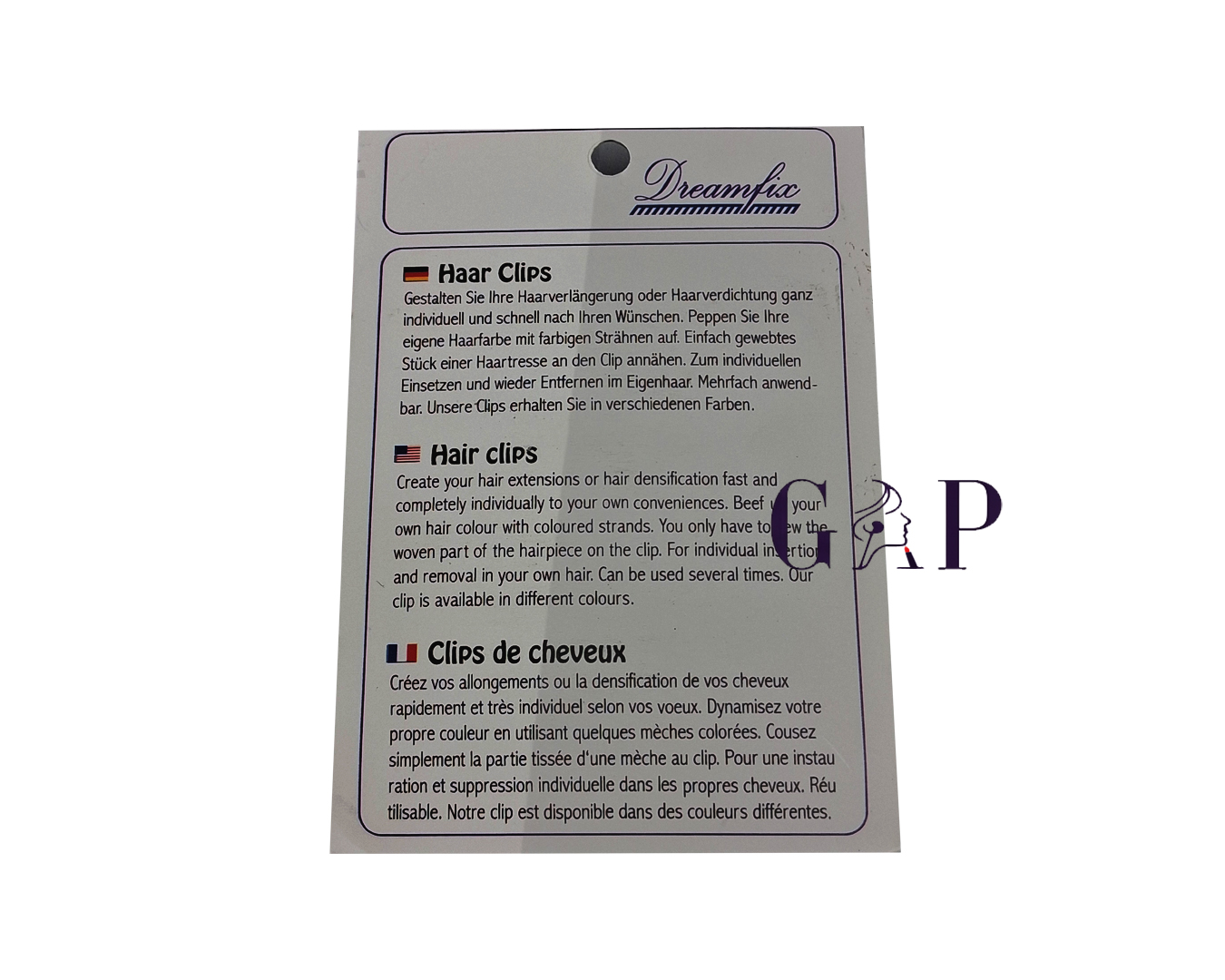 Dream Fix Hair Clips 50pcs 10 toothL Dark brown — 2