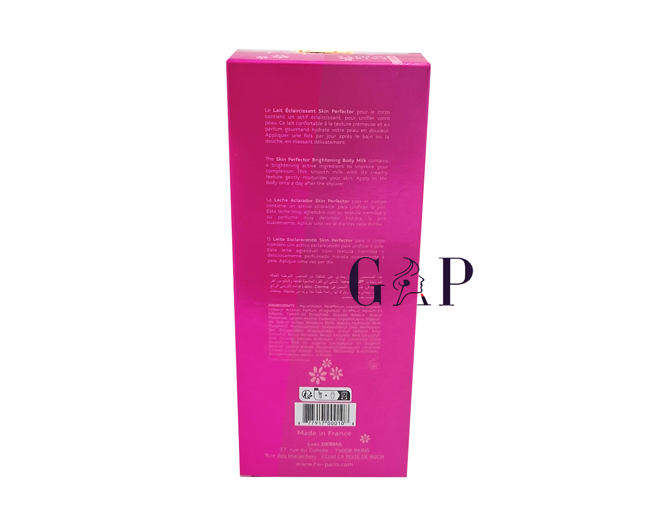Fair And White Skin Perfector Body Milk 500ml — 2