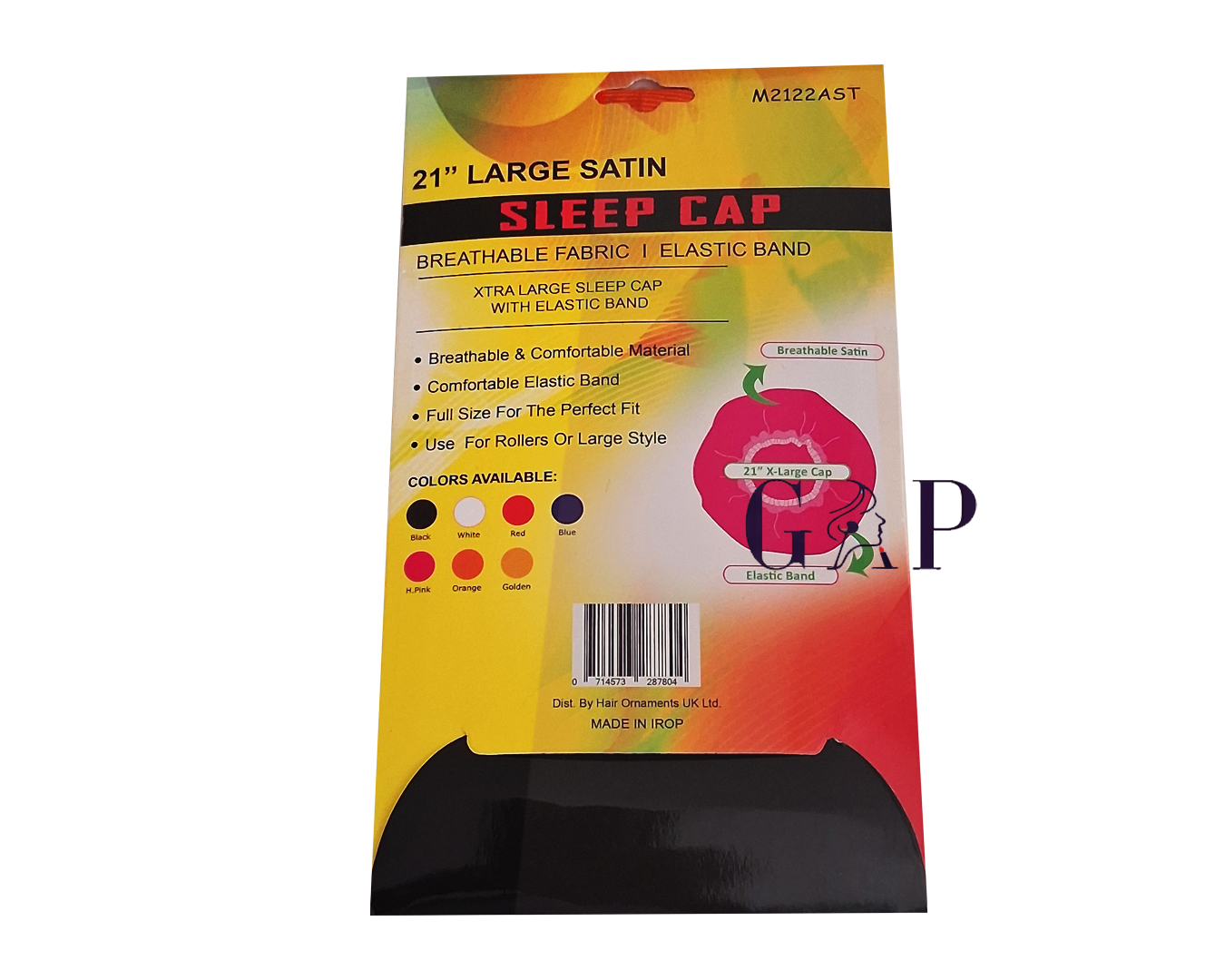 Murray Satin Sleep Cap Assort xl — 2