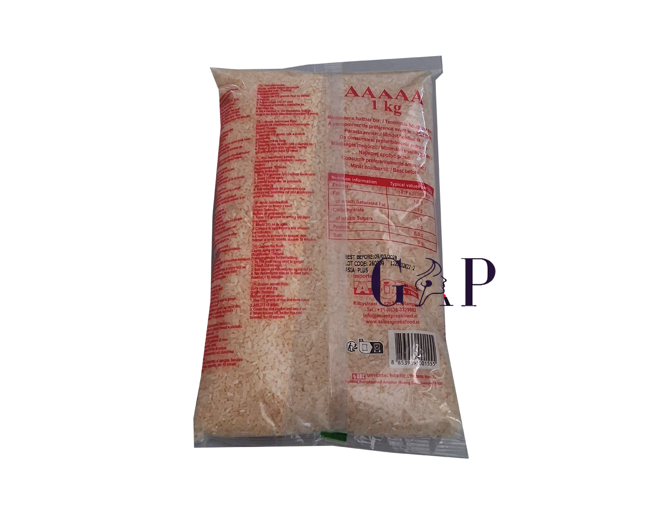 Jasmine Broken Rice (ROYAL-THAI, Duftreis) 1kg — 2