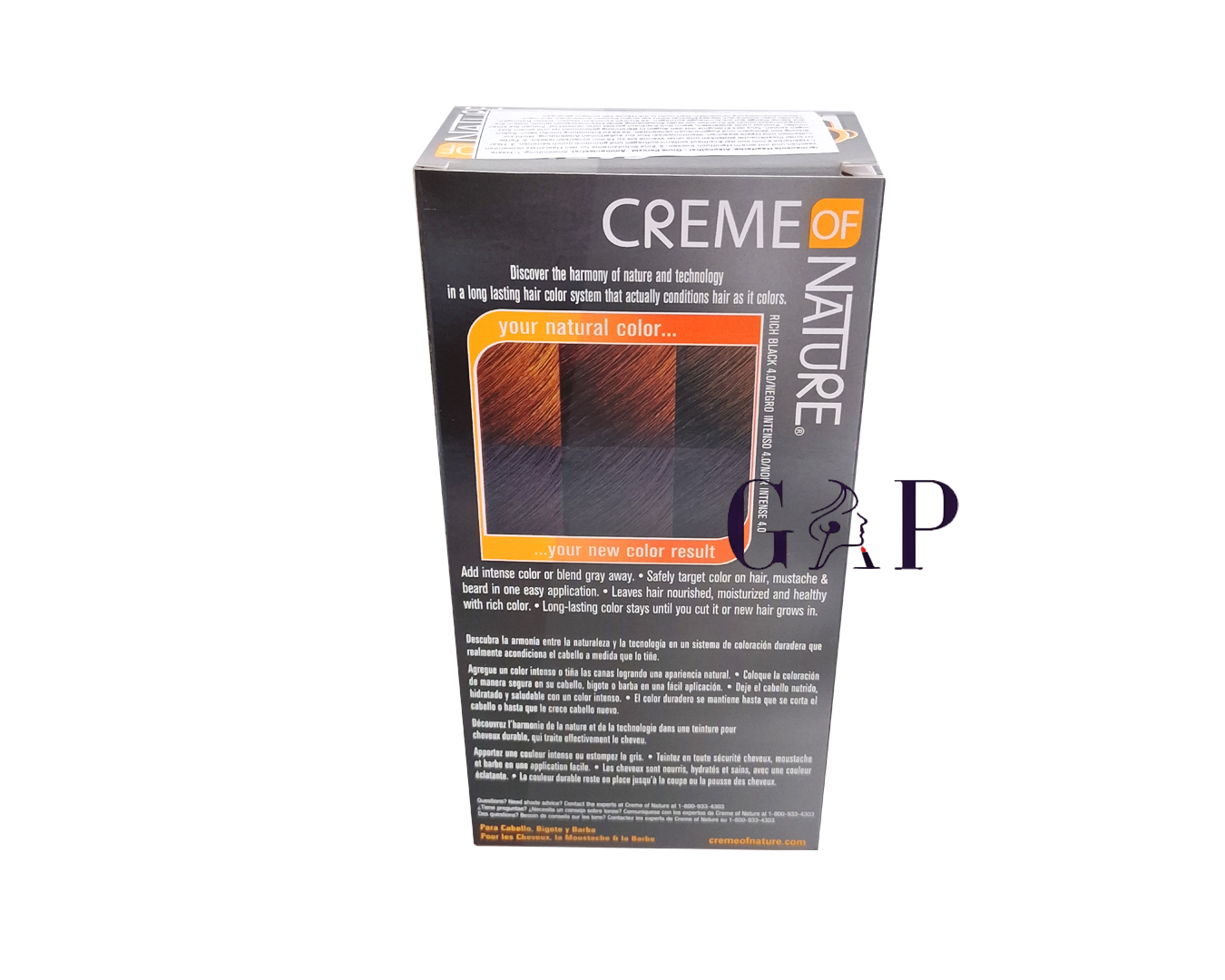 Creme Of Nature Hair Dye Rich Black - Mencollection — 2