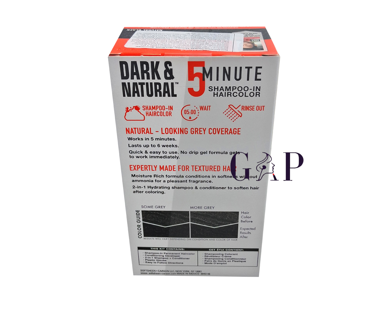 Softsheen Hair Dye Natural Black - Mencollection — 2