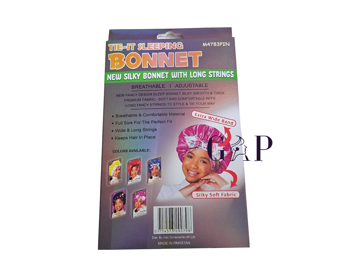 Murry tie-It Fancy Bonnety PIN Kidscap — 2
