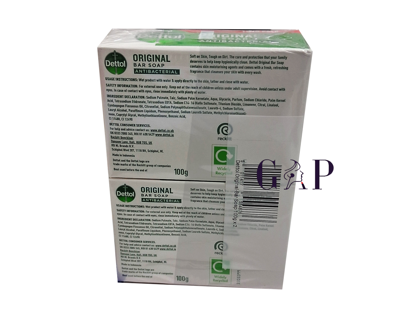 Detol Original Bar Soap 2 X 100GR — 2