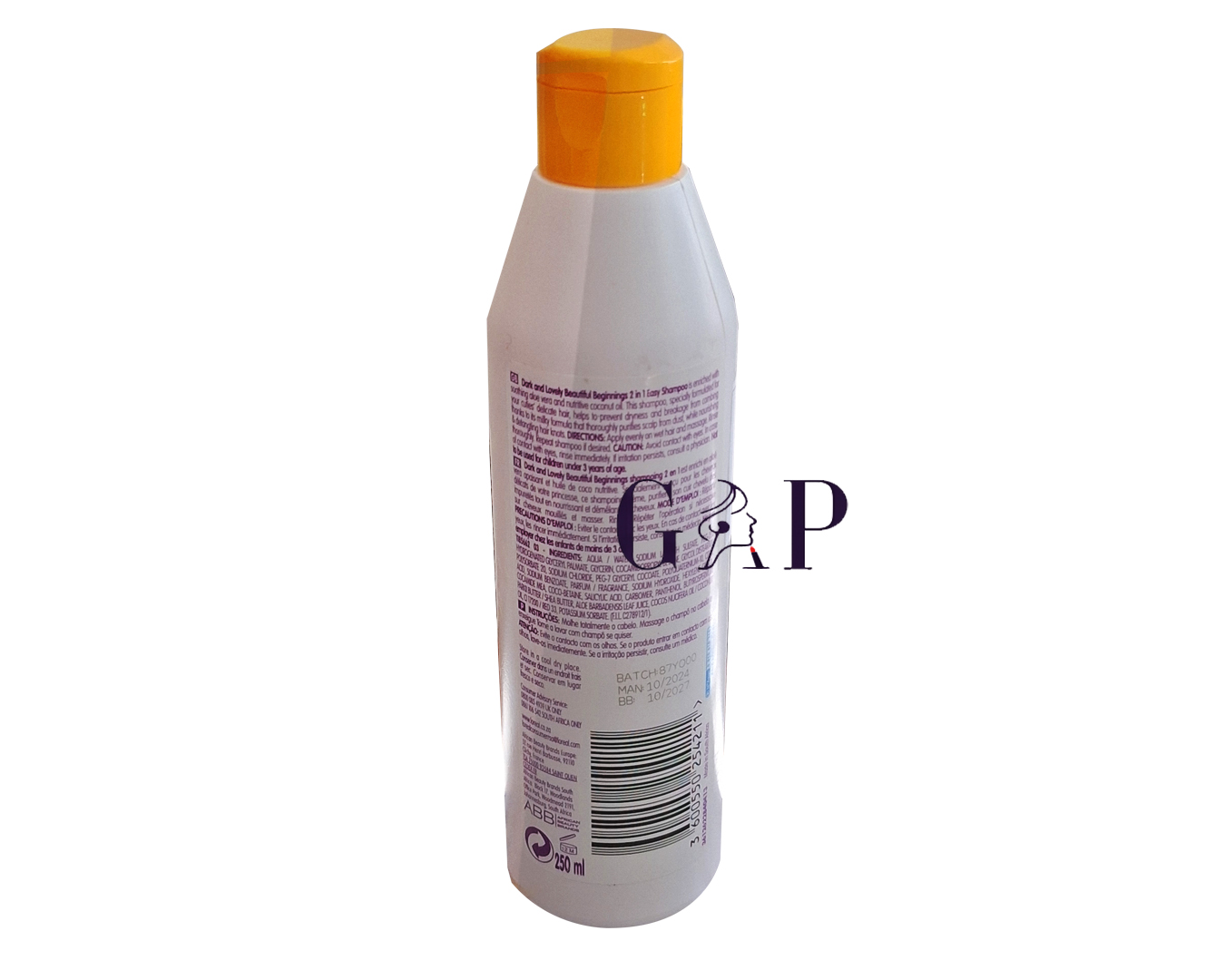 Dark & Lovely Beautiful Beginning 2 in 1 Easy Shampoo 250 ml - kidscream — 2