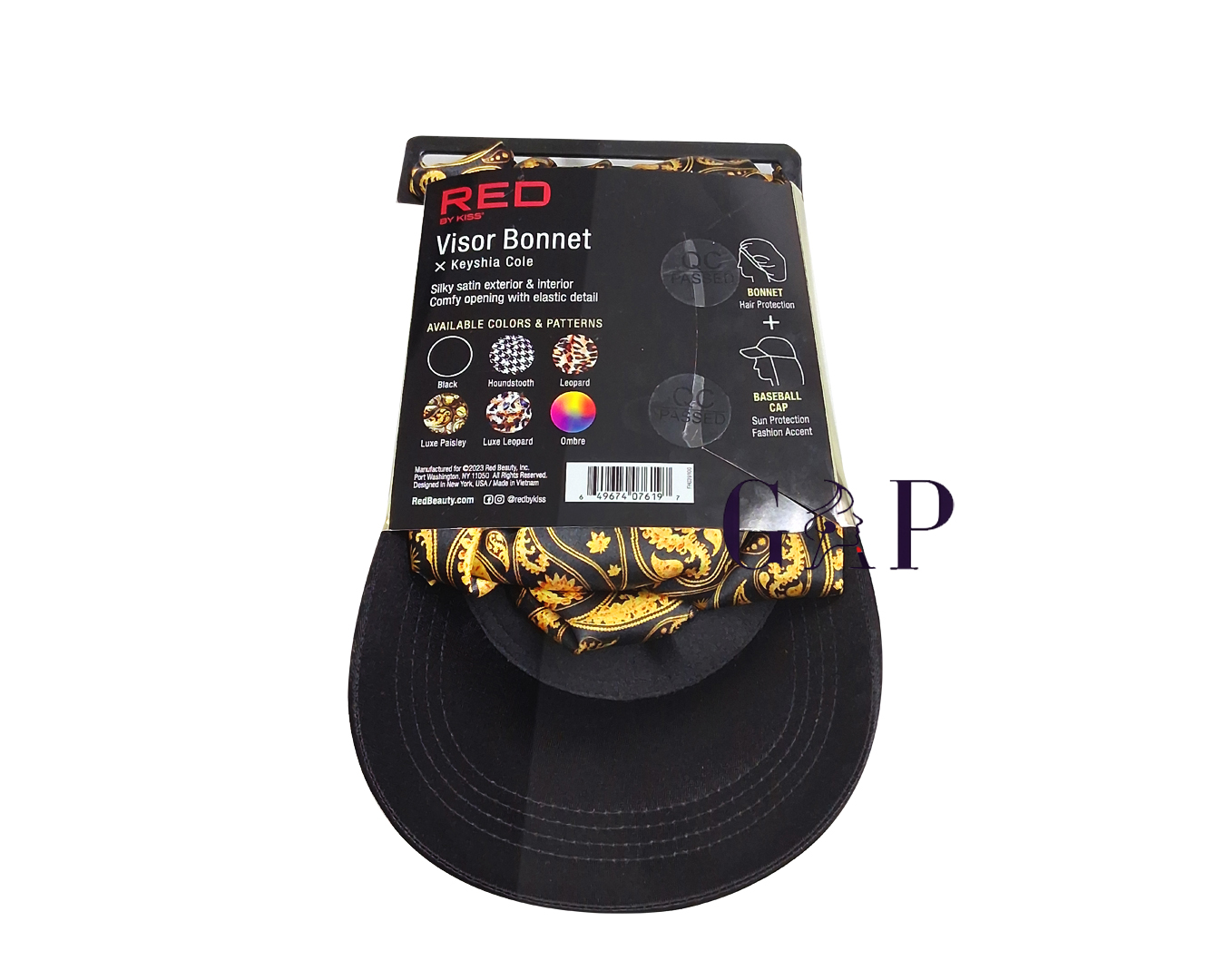 Satin Visor Bonnet Braid - Women — 2