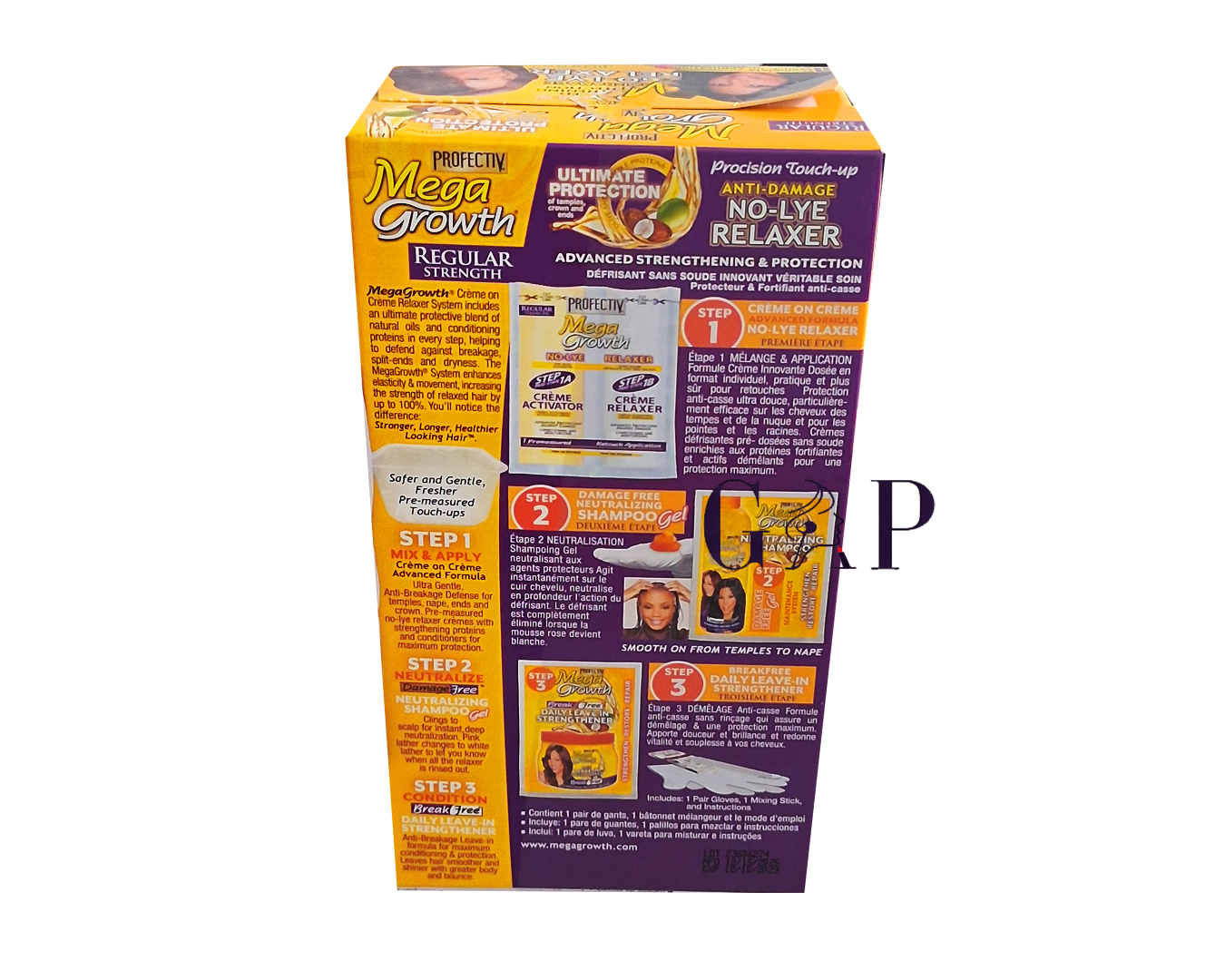 Profectiv Mega Growth No-Lye 1 Touch Up Relaxer Kit Regular — 2