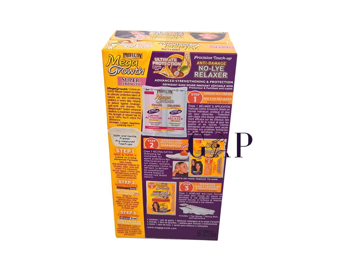 Profectiv Mega Growth No-Lye 1 Touch Up Relaxer Kit Super — 2
