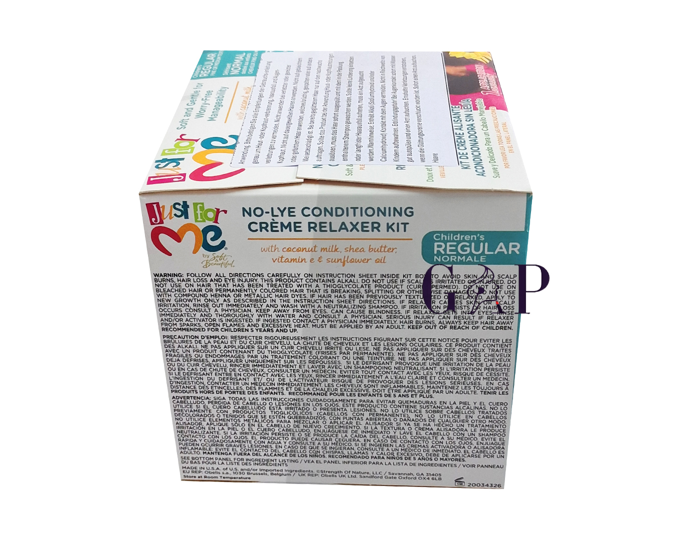 just for me Relaxer Kit Regular - kidscream — 3