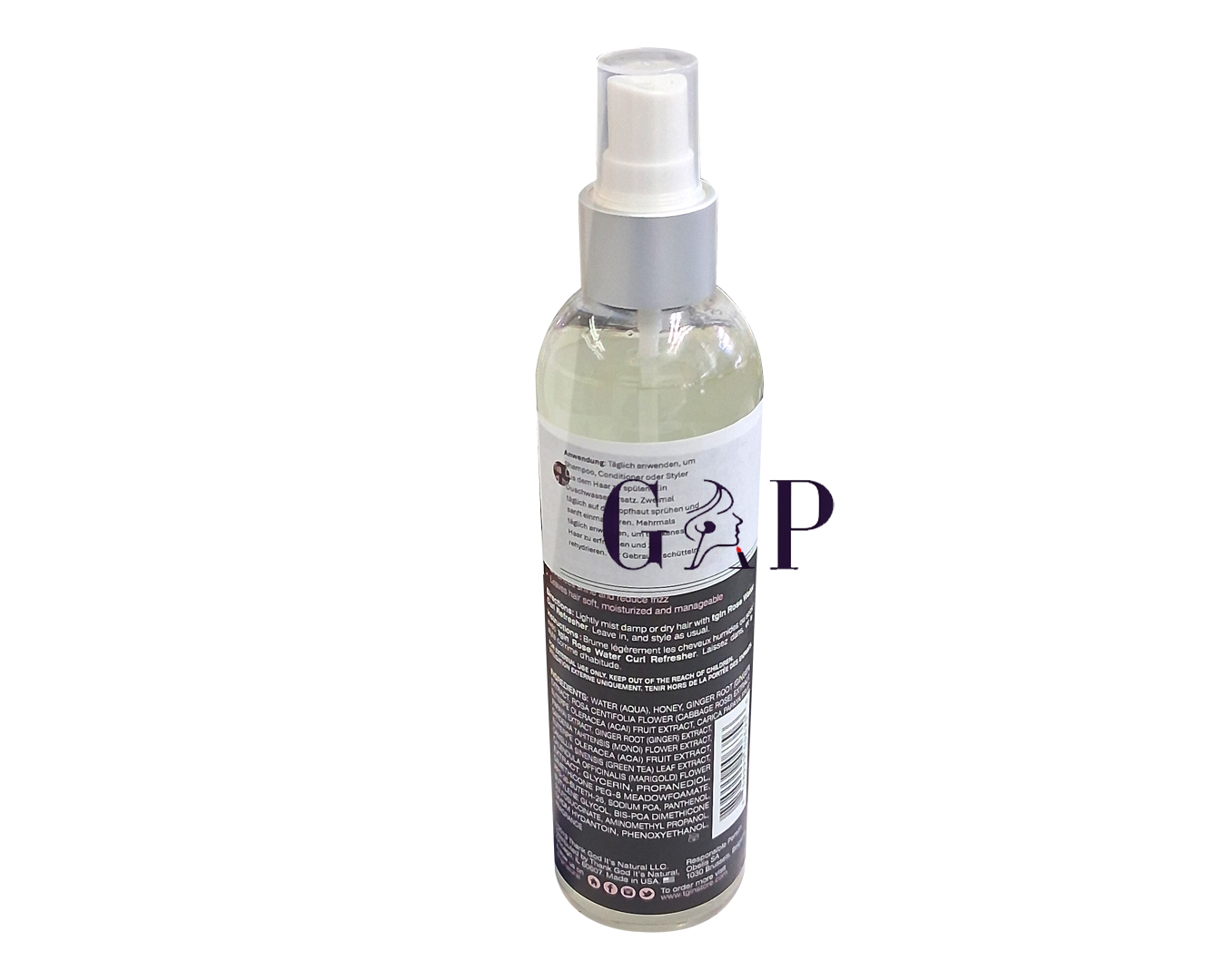 Tgin Rose Water Curl Refresher 8oz — 2