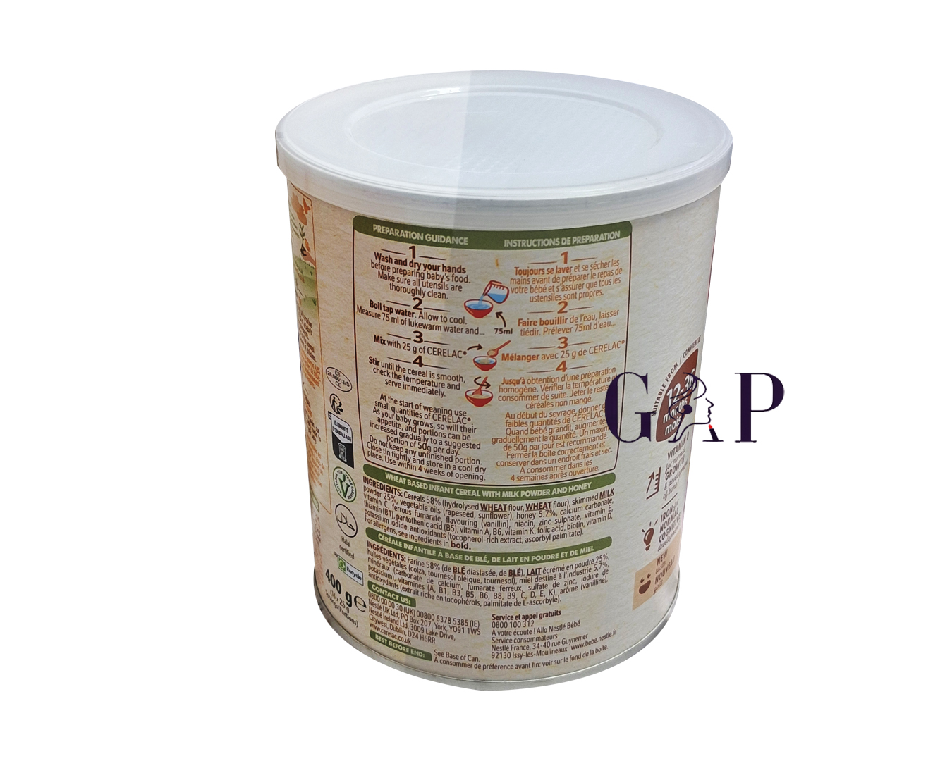 Cerelac Honey & Wheat with Milk 400g - cere — 2