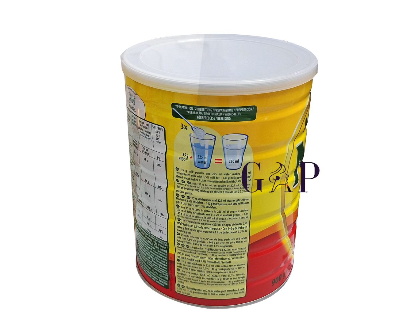 Michpulver 12 x 900 G NIDO - cere — 2