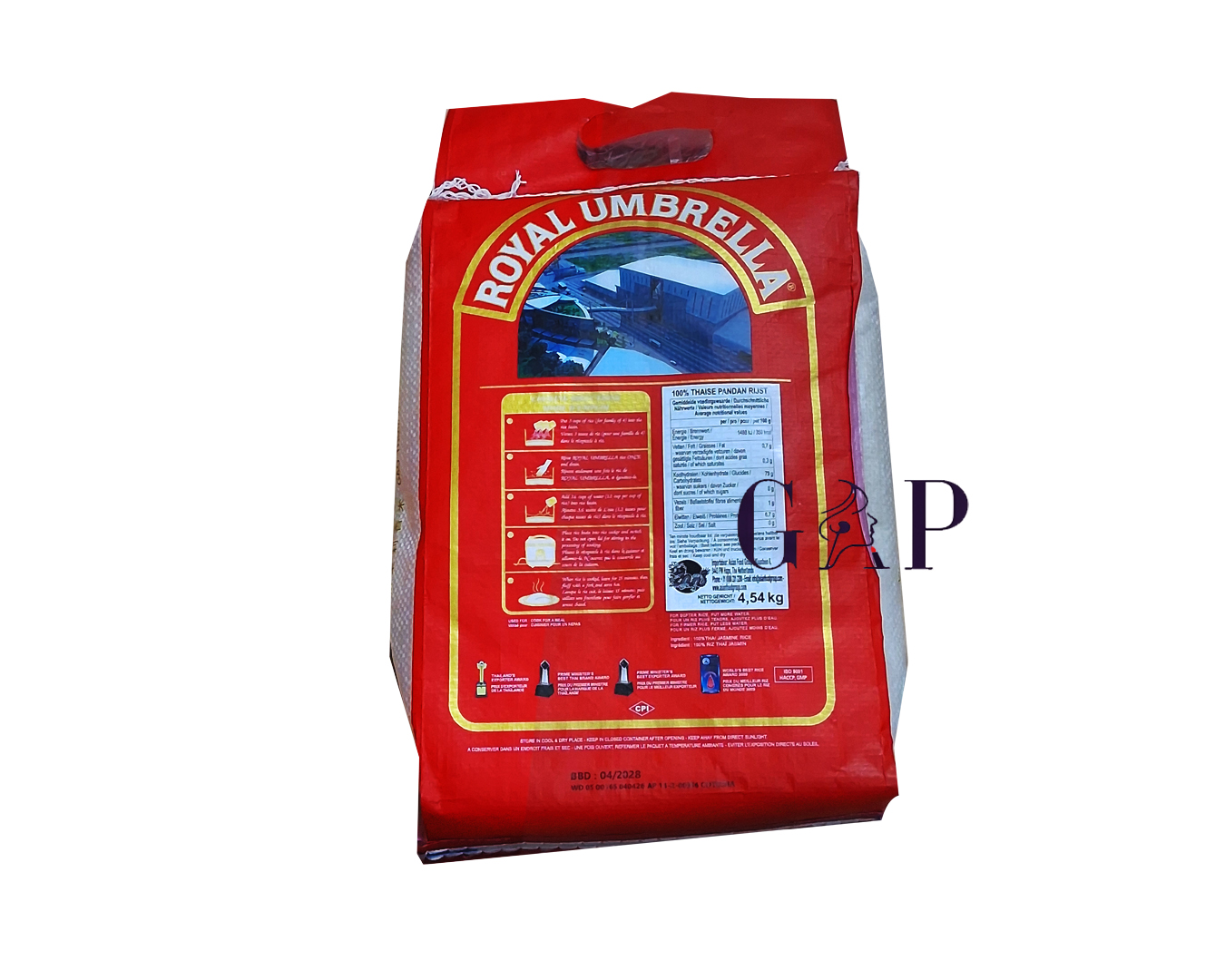 ROYAL-UMBRELLA, Thai Hom Mali 4.5kg - Rice — 2