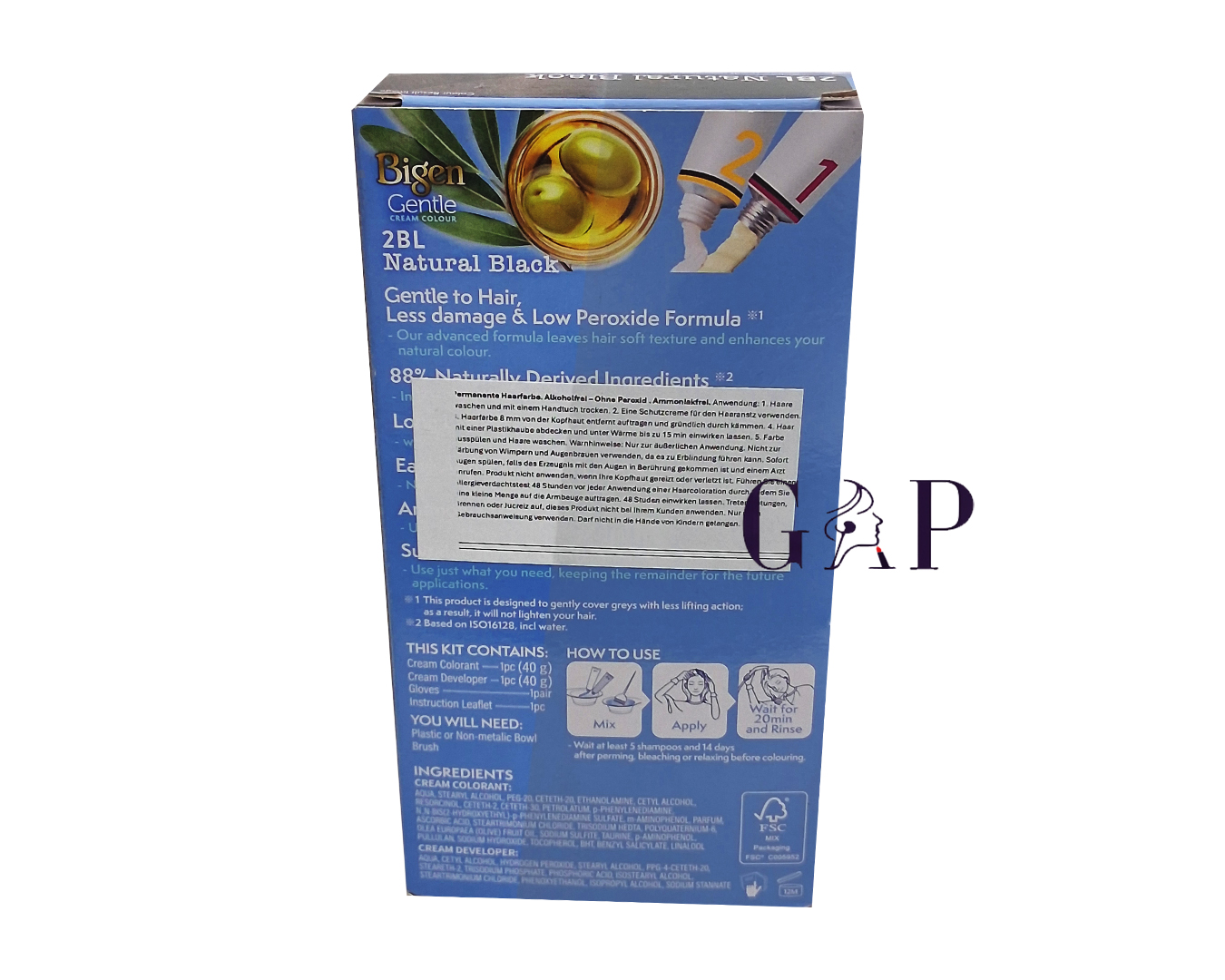 Bigen Gentel cream colour 2BL — 2