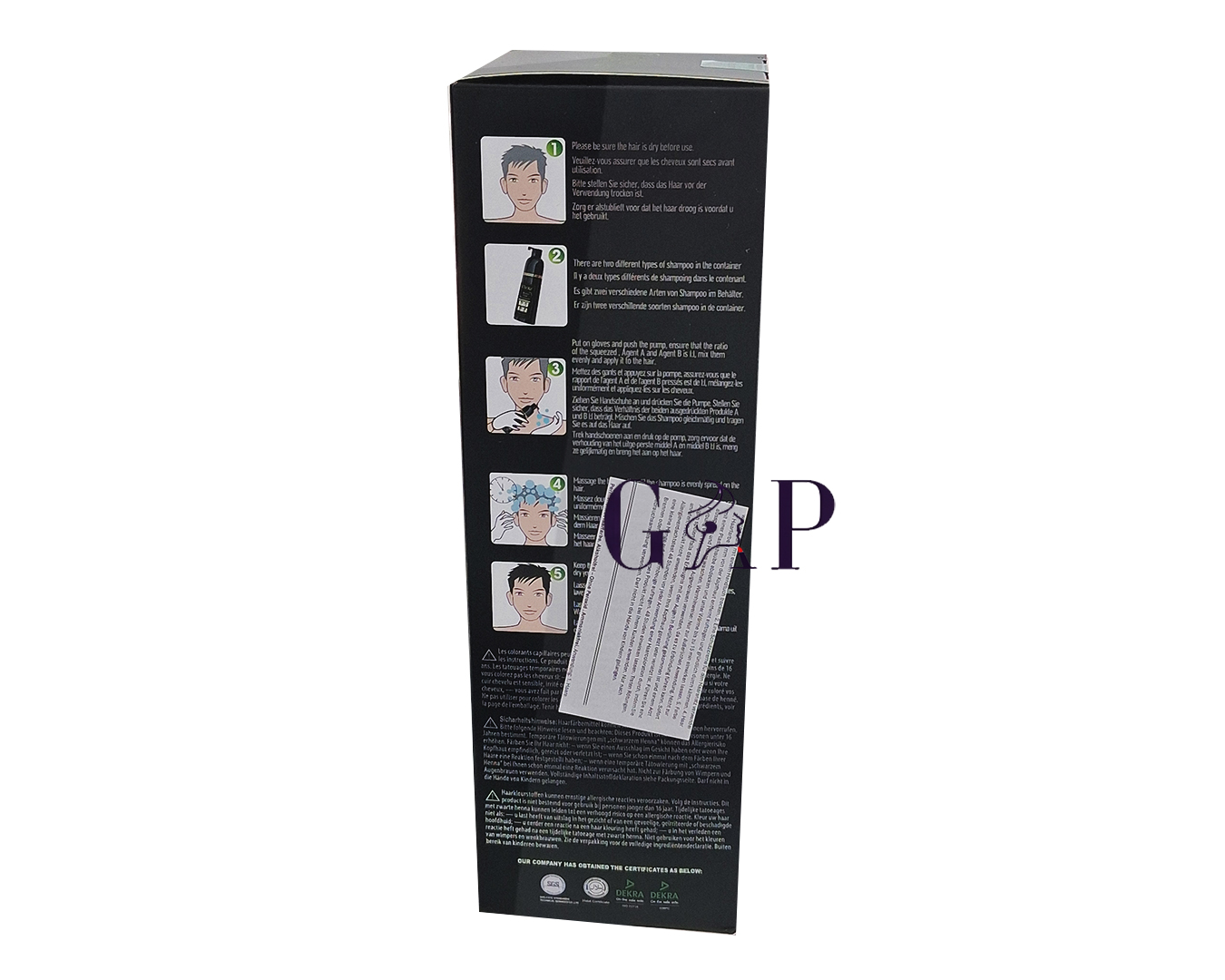 Dexe Black Hair Shampoo Classic 400ml - Mencollection — 3
