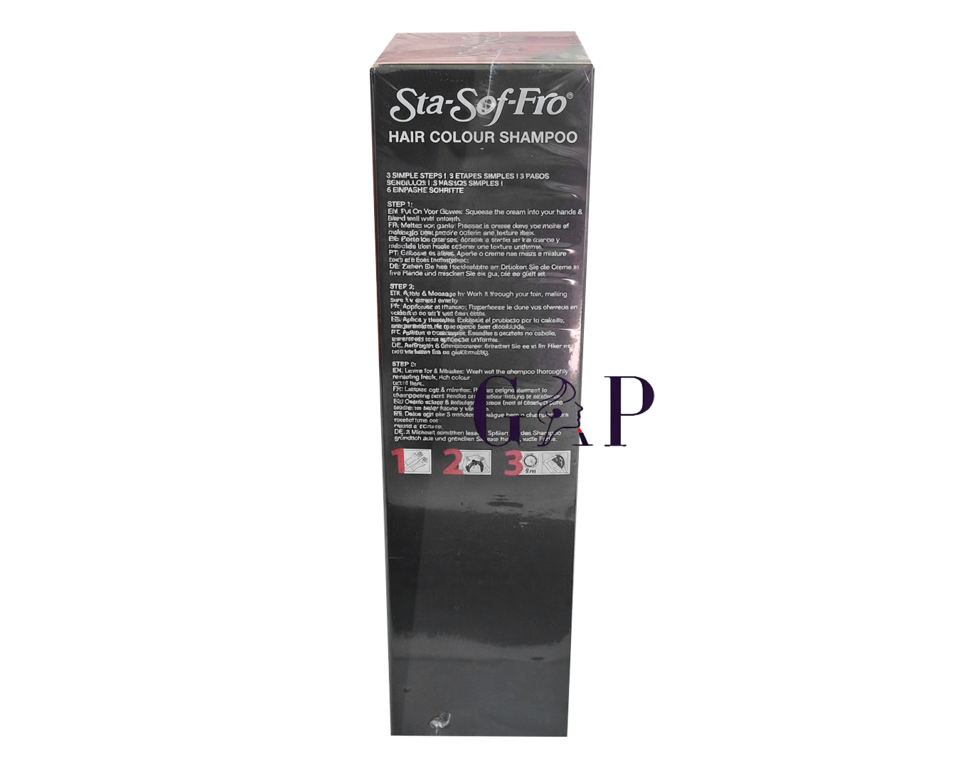 Sta-so-fro hair colour black 400ml - Mencollection — 2